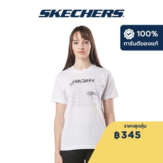 Skechers สเก็ตเชอร์ส เสื้อยืดแขนสั้นผู้หญิง Women Short Sleeve Tee - SL22Q4W303-0019