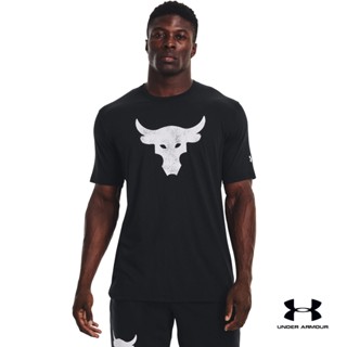 Under Armour Mens Project Rock Brahma Bull Short Sleeve อันเดอร์ อาร์เมอร์ เสื้อแขนสั้น Project Rock Brahma Bull สำหรับผู้ชาย