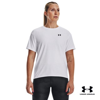 Under Armour UA Womens Essential Cotton Stretch T-Shirt อันเดอร์ อาร์เมอร์เสื้อออกกำลังกายสำหรับเทรนนิ่ง สำหรับผู้หญิง