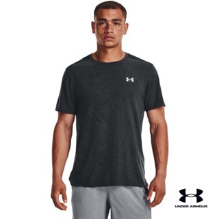 Under Armour UA  Mens Streaker Topographic T-Shirt อันเดอร์ อาร์เมอร์ เสื้อออกกำลังกายสำหรับผู้ชาย