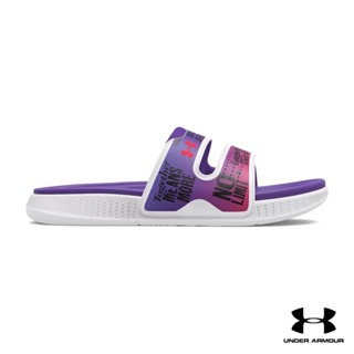 Under Armour UA Womens Womens Day Slides อันเดอร์ อาร์เมอร์ รองเท้าแตะ ใส่ลำลอง สำหรับผู้หญิง