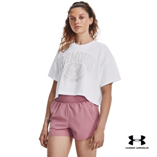 Under Armour Womens UA Boxy Crop Graphic