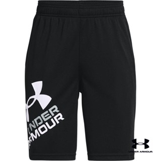 Under Armour UA  Boys Prototype 2.0 Logo Shorts อันเดอร์ อาเมอร์ กางเกงออกกำลังกายขาสั้น สำหรับเด็กผู้ชาย