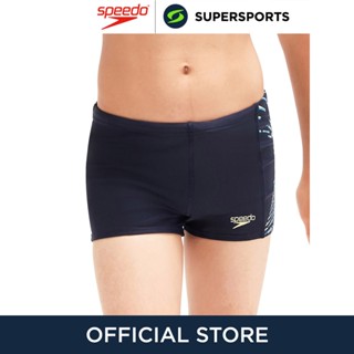 SPEEDO Plastisol Placement Aquashort กางเกงว่ายน้ำขาสั้นเด็กผู้ชาย