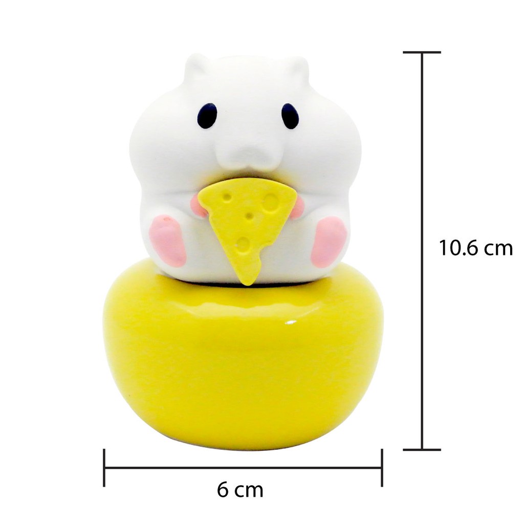 LIVELY BREEZE เครื่องหอมเซรามิกรูปแฮมสเตอร์ HAPPY HAMSTERS CERAMIC FRAGRANCE DIFFUSER - รูปที่ 3
