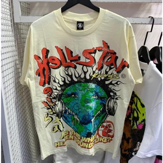 เสื้อยืดแขนสั้น พิมพ์ลาย Hellstar Studios Heaven on Earth สําหรับผู้ชาย