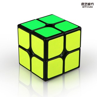 ☢❒✖พุดดิ้ง Rubik s Cube Qiyi พุดดิ้ง Rubik s Cube ระดับที่สองรายการเรียบและมั่นคงโรงเรียนอนุบาลปริศนา Rubik s Cube ปริศน