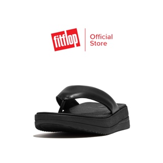 FITFLOP SURFF LEATHER รองเท้าแตะแบบหูหนีบผู้หญิง รุ่น GJ8-090 สี BLACK