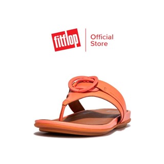 FITFLOP GRACIE RUBBER-CIRCLET รองเท้าแตะแบบหูหนีบผู้หญิง รุ่น FS9-580 สี SUNSHINE CORAL