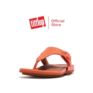 FITFLOP GRACIE RUBBER-BUCKLE รองเท้าแตะแบบหูหนีบผู้หญิง รุ่น FT9-580 สี SUNSHINE CORAL