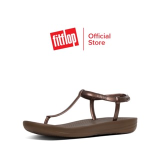 FITFLOP IQUSHION รองเท้าแตะแบบรัดส้นผู้หญิง รุ่น W11-012 สี Bronze