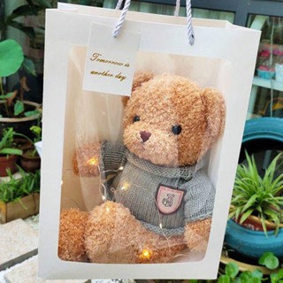 ตุ๊กตาแคร์แบร์ ตุ๊กตาหมีน้อยหมอนตุ๊กตาตุ๊กตาสำหรับแฟนสาวตุ๊กตาของเล่นวันครูของขวัญวันเกิดแฟน