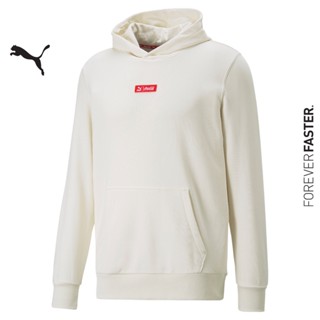 PUMA PRIME/SELECT - เสื้อฮู้ดผู้ชาย PUMA x COCA-COLA Hoodie สีขาว - APP - 53616197