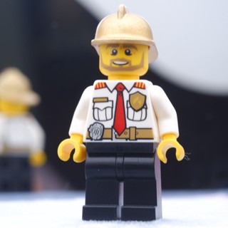 LEGO Fire Chief Gold Helmet Town &amp; City