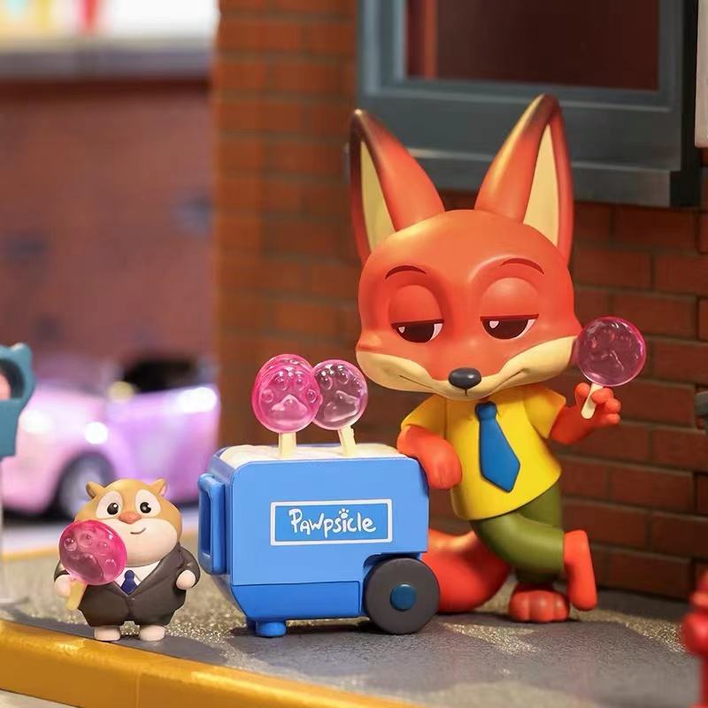 ™❀POPMART Bubble Mart Disney Zootopia Series ไอติมกล่องตาบอดสุดน่ารัก Nick Judy