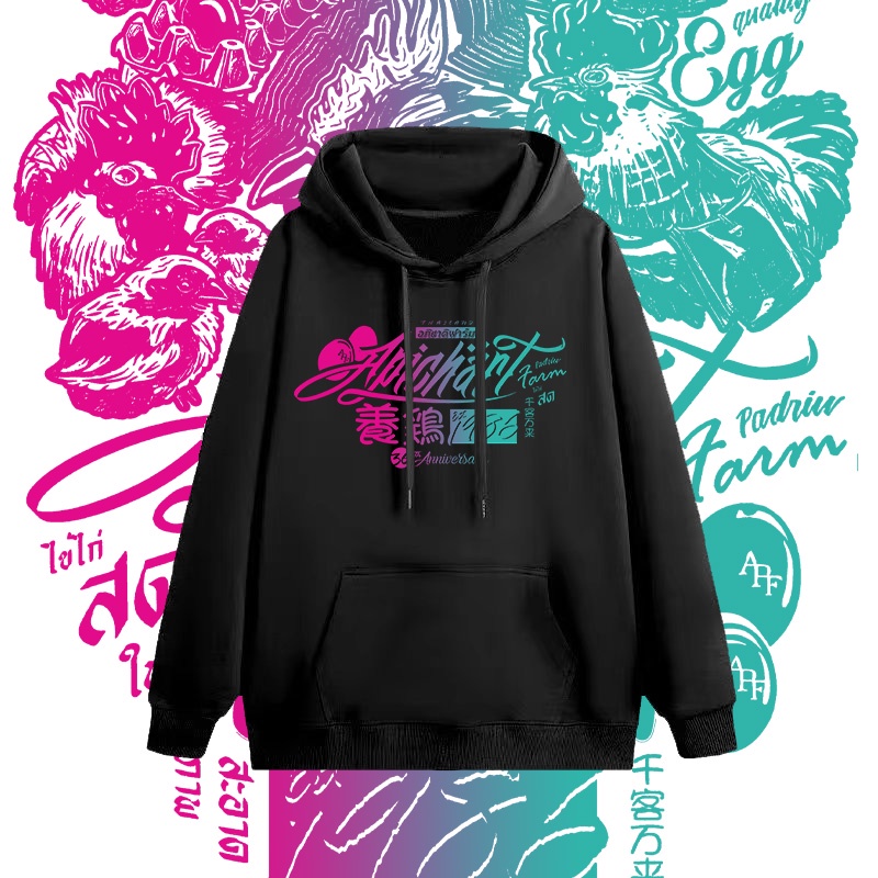 ดเสื้ออภิชาติ เสื้อฮู้ดแขนยาว ฟาร์มรุ่นมีลายเซ็น ของแท้ : Thiraphat