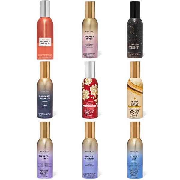กลิ่นใหม่มาเพียบ!!! Set1 - Bath and Body Works Concentrated Room Spray 42.5g สเปรย์ปรับอากาศ BBW