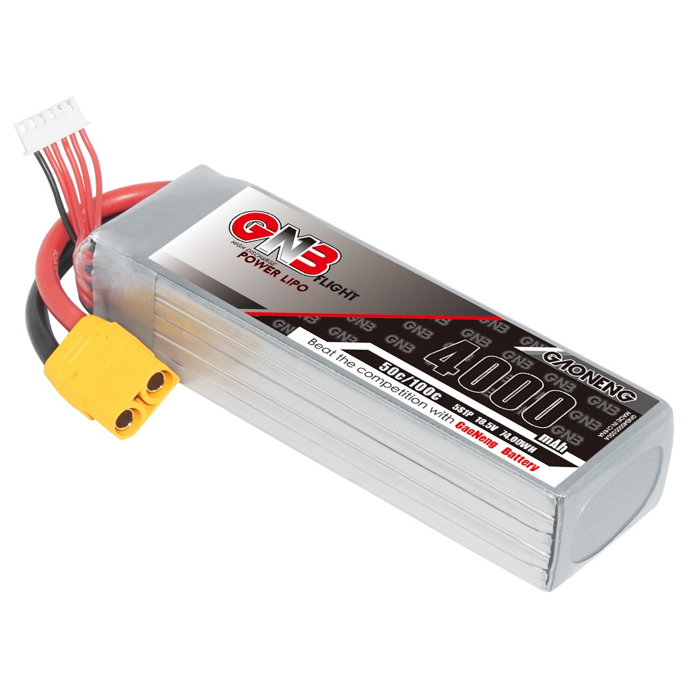 ✪GNB GAONENG 5S 4000mah 18.5V 50C 100C XT90 RC LiPo Battery RC Boat Car Drone