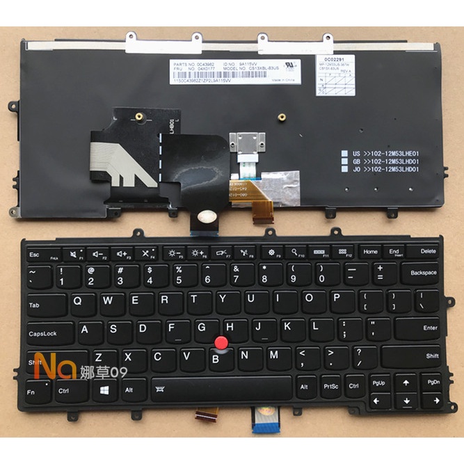 คีย์บอร์ดแบ็คไลท์ Lenovo Thinkpad X230S X250 X240S X260S X240 X270 X260