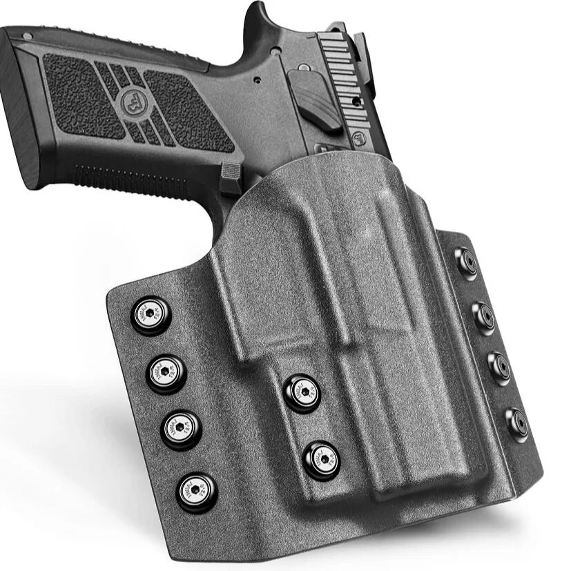 13i CZ Holsters OWB Kydex Holster Fit CZ P07 / CZ P09 / CZ P10C Pistol Tactical Concealed Carry Adjustable Retenti D3s