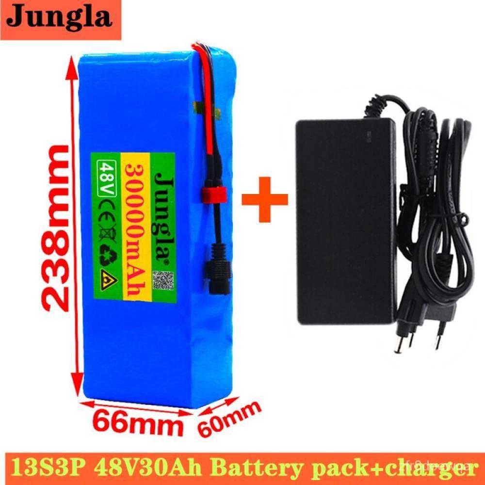 48v แบตเตอรี่ลิเธียมไอออน 48v 30Ah 1000w 13S3P battery แบตเตอรี่ลิเธียมไอออนสำหรับ 54.6v E-bike ไฟฟ้าจักรยานสกู๊ตเตอร์ B