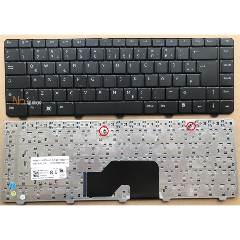 DELL DELL Inspiron HC1J0 1370 P06S 13Z คีย์บอร์ดโน้ตบุ๊ก