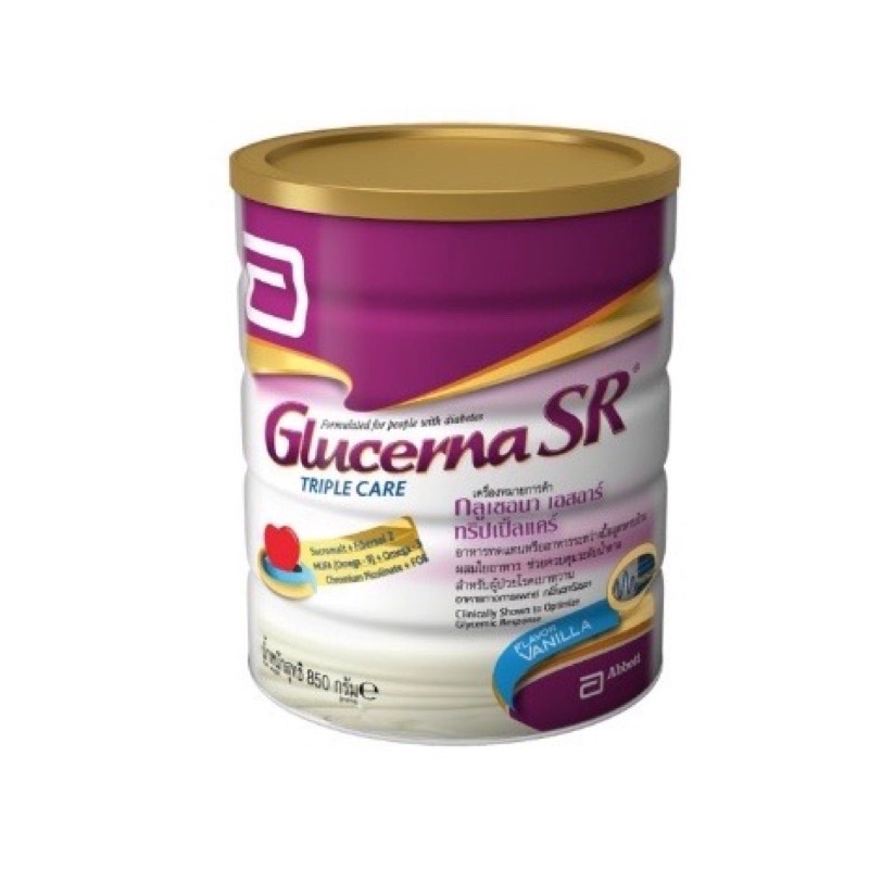 glucerna SR 850g  กลูเซอนาเอสอาร์ ราคา 988บาท อาหารสูตรครบถ้วน