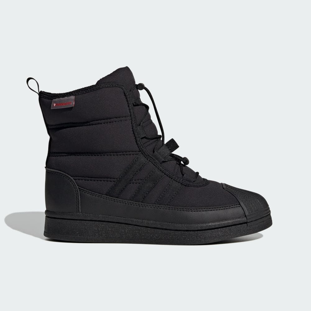 Adidas Sst Boots Kids Core รองเท้าผ้าใบลําลอง สีดํา สําหรับเด็ก Id6891
