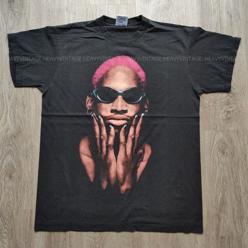 DENNIS RODMAN not for this world The King of Rebound เสื้อบาส รอดแมน เสื้อวินเทจ heavy vintage shirt