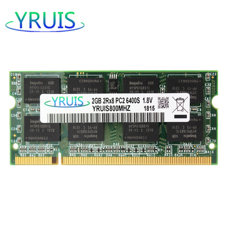YRUISอี้รุ่ยชิDDR2 2G 667/800 2รุ่นหน่วยความจำแล็ปท็อป4G