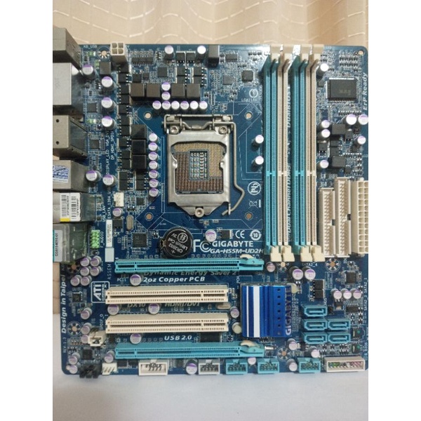 Mainboard 1156 GIGABYTE H55M-UD2H Socket 1156 แถม i5-650 + Sink