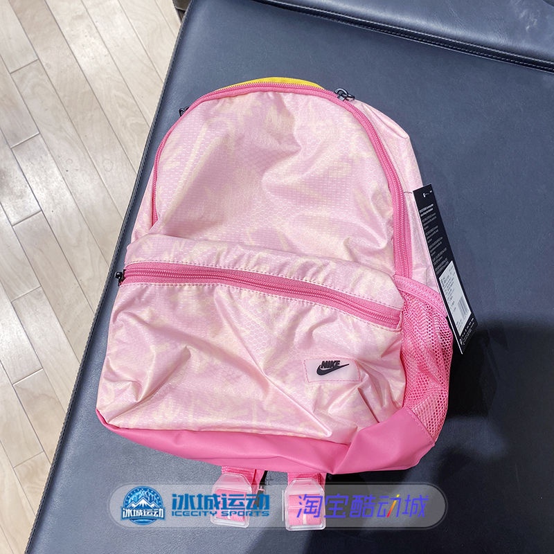 ♨Nike กระเป๋าผู้ชายและผู้หญิงกีฬาและสันทนาการเด็กกระเป๋าเป้สะพายหลังขนาดเล็กกระเป๋าเป้สะพายหลัง CQ0265-057 BA6071 DQ5163