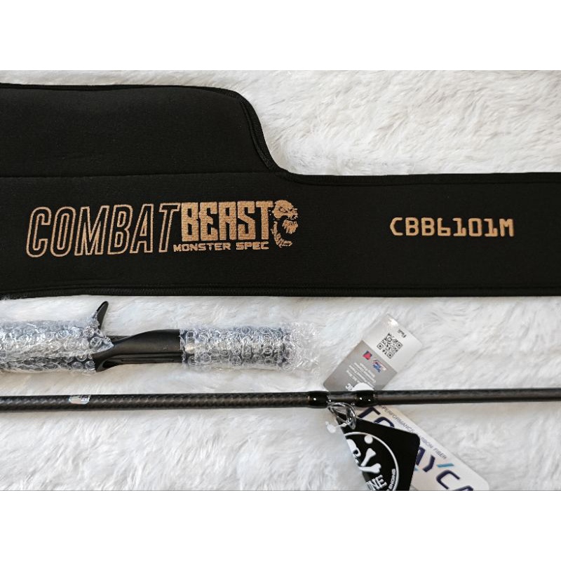 คันเบ็ด☠️Bone CBB6101M Extra Fast Butt Joint Cast 6ft10inch PE 1-2 คันเบท