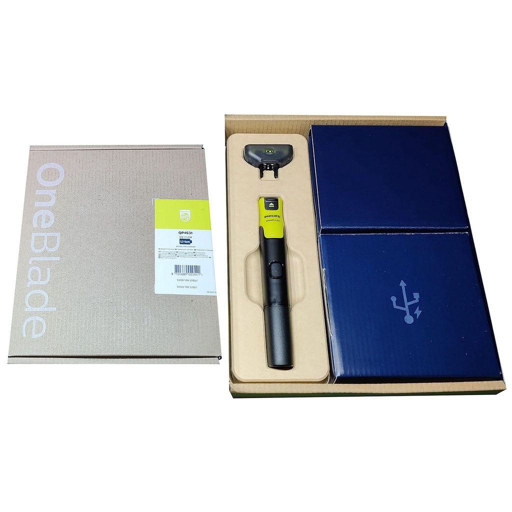 Philips Norelco OneBlade 360 Face & Body Trimmer (QP4631/30) - USB-A Charging