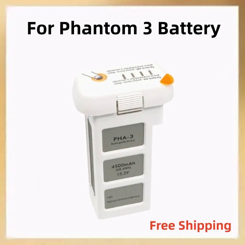 จัดส่งฟรี Phantom 3 SE อัจฉริยะเที่ยวบิน LiPo แบตเตอรี่4500มิลลิแอมป์ชั่วโมง15.2โวลต์สำหรับ DJI Phan