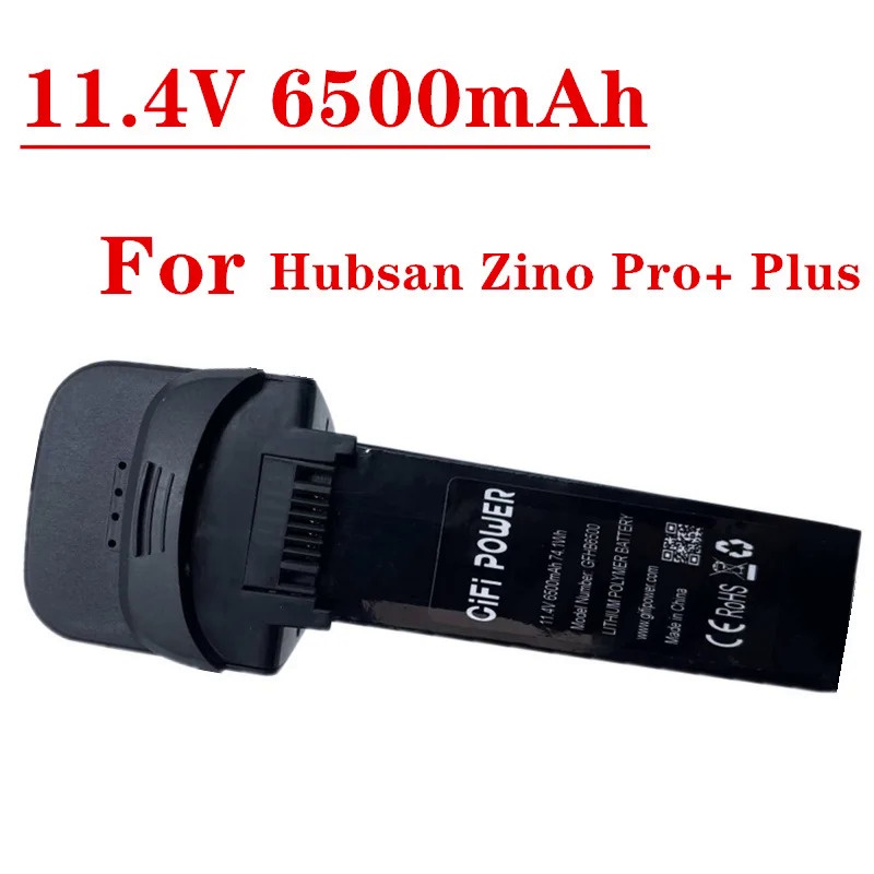 11.4V 6500MAh แบตเตอรี่สำหรับ Hubsan Zino Pro RC Drone อุปกรณ์เสริม Zino Pro Plus ZINOPR0-22 UAV 11.