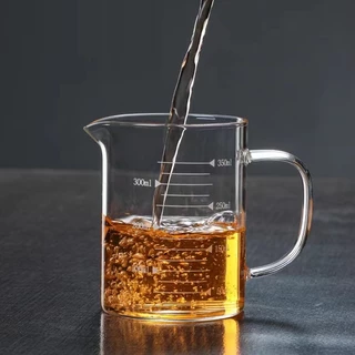 MANGO COFFEE ถ้วยตวงแก้ว 350/500 มล.มีสเกล ทนร้อน เข้าไมโครเวฟได้