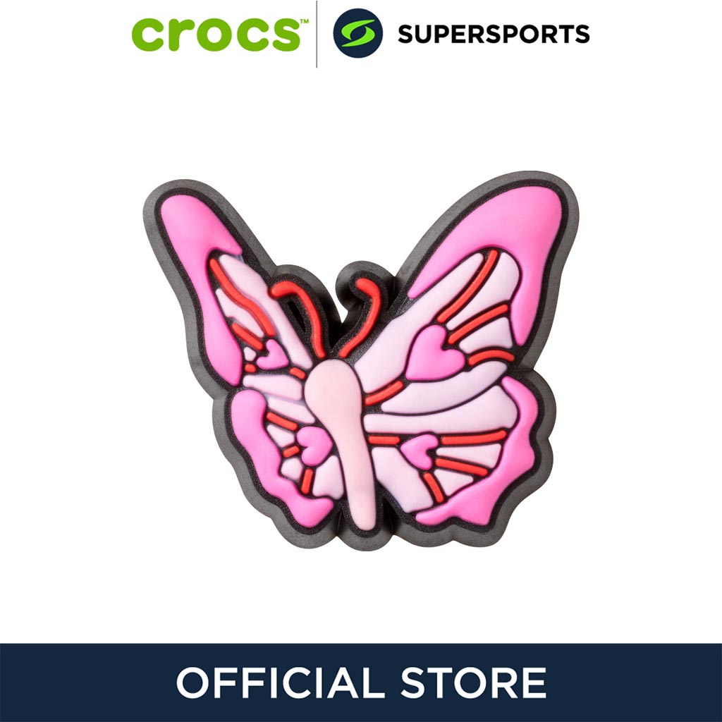 CROCS Jibbitz Pretty Pink Butterfly ตัวติดรองเท้า