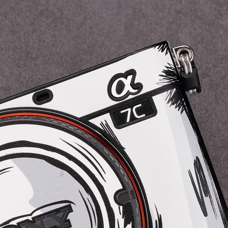 Meibendo ฟิล์มสติกเกอร์ป้องกันกล้อง 2D สําหรับ Sony A7C2 a7cR