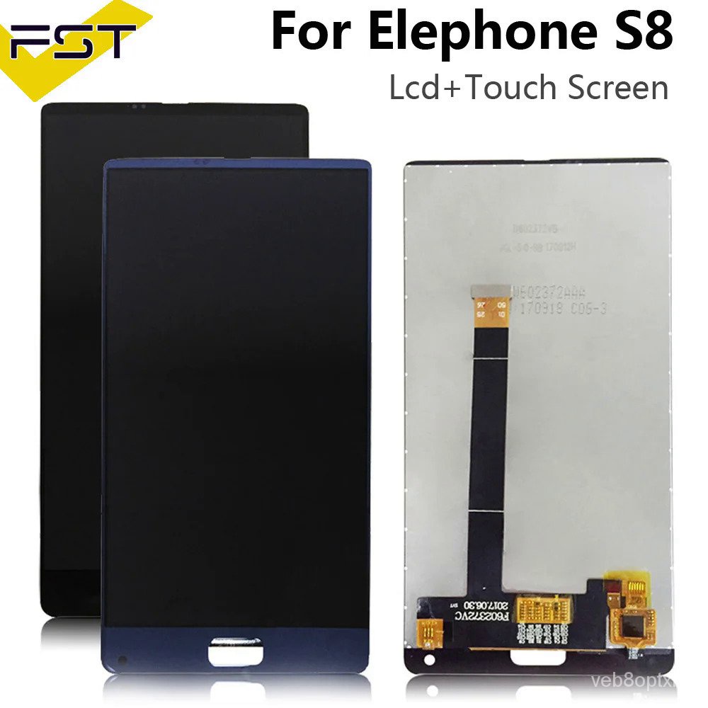 6.0 "; สำหรับ Elephone S8จอแสดงผล LCD และหน้าจอสัมผัสประกอบอะไหล่ซ่อมเครื่องมือกาวสำหรับ Elephone S8โทรศัพท์มือถือ