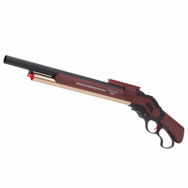 Winchester-M1887 กระสุนขว้างของเล่นเด็กปืนยิงปืนลูกซองปืนจำลอง