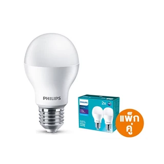 Philips หลอดไฟ LED Essential Bulb 11 วัตต์ ขั้ว E27 (แพ็กคู่)