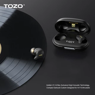 [ประกันศูนย์ไทย] TOZO Golden X1 Hybrid Drivers หูฟังบลูทูธ In-Ear (DD+BA) 6 Mics Hybrid ANC & ENC IPX6 BT 5.3