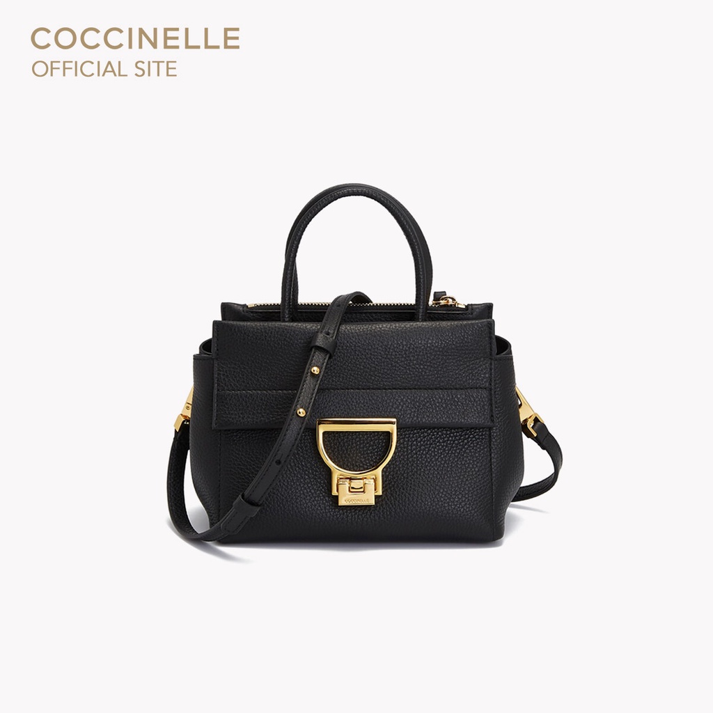 COCCINELLE กระเป๋าถือผู้หญิง รุ่น ARLETTIS HANDBAG 180201 สี NOIR