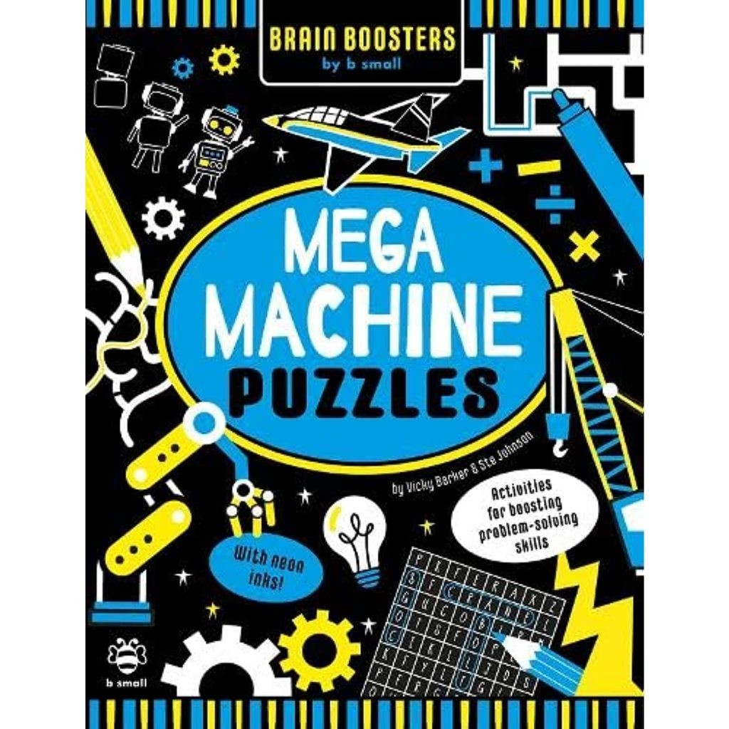 DKTODAY หนังสือ BRAIN BOOSTERS:MEGA MACHINE PUZZLES (AGE4-8)