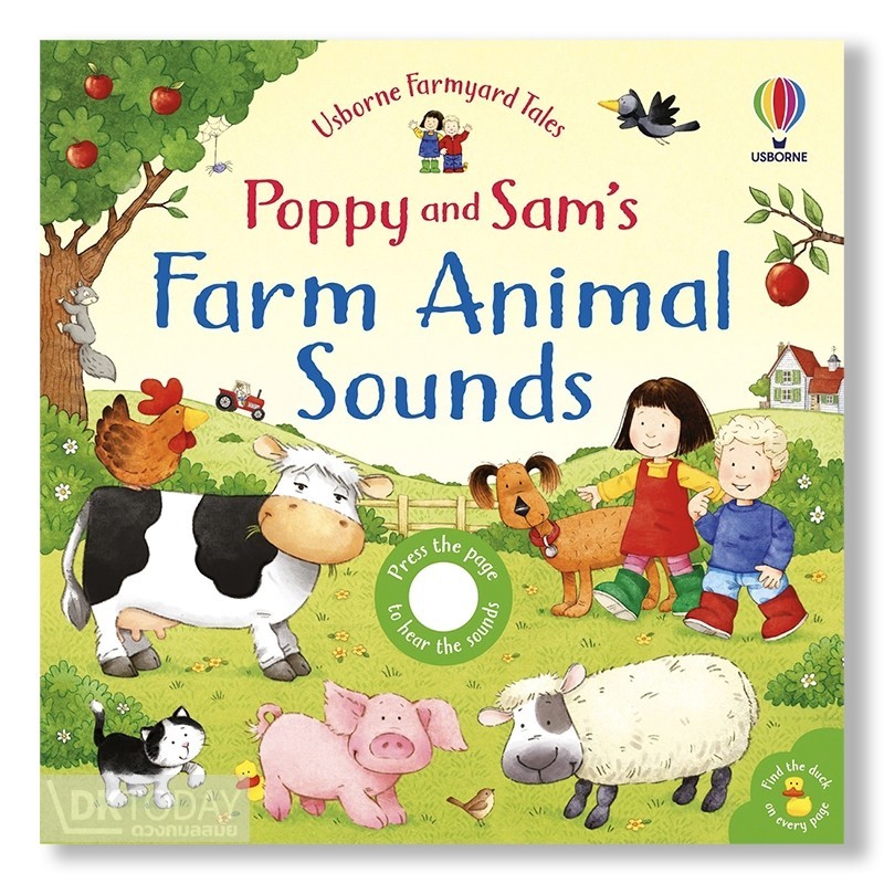 DKTODAY หนังสือ USBORNE FARMYARD TALES:POPPY&SAM'S FARM ANIMAL SOUNDS (AGE1+) **หนังสือมีเสียง**
