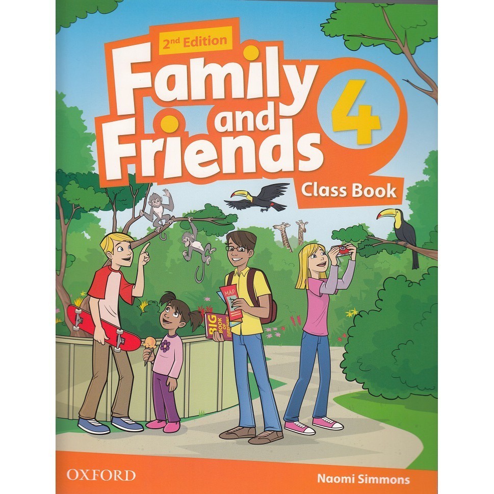 DKTODAY หนังสือแบบเรียน FAMILY & FRIENDS 4:CLASS BOOK (2ED) 2019