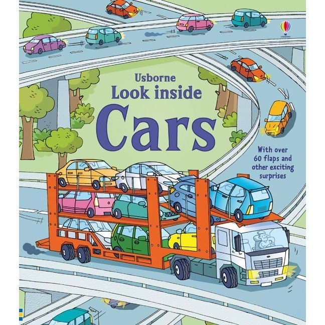 DKTODAY หนังสือ USBORNE LOOK INSIDE CARS (AGE 5+)