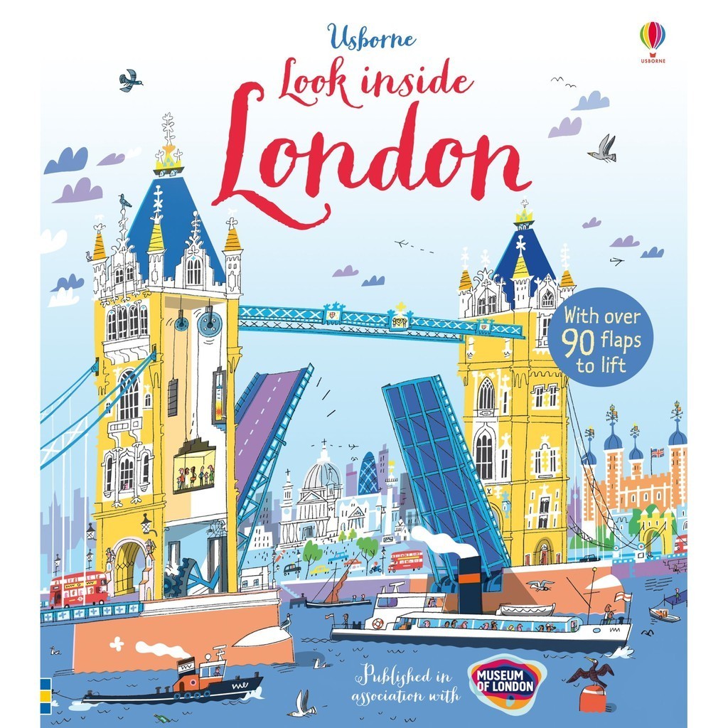 DKTODAY หนังสือ USBORNE LOOK INSIDE LONDON (AGE 4+)