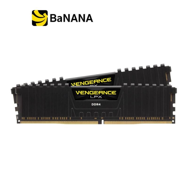 Corsair Ram PC DDR4 32GB/3600MHz CL18 (16GBx2) Vengeance LPX (Black) แรมพีซี by Banana IT